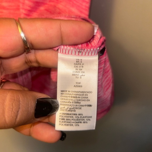 Amazon Essentials shirt - pink heather racer back active tank - Picture 5 of 7